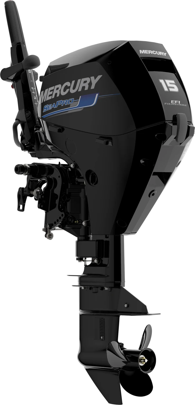 Mercury SeaPro 15 PS mit Pinne; Schaft- und Bedienausführung können abweichen