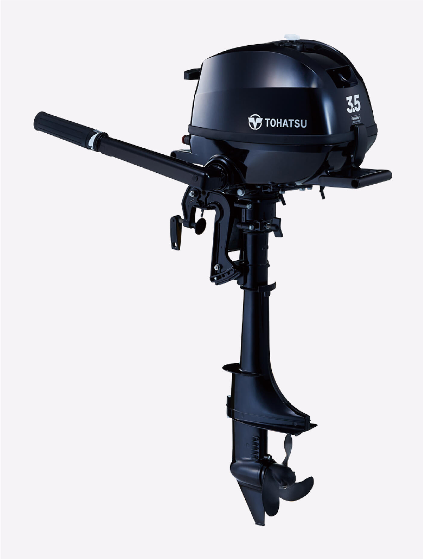 Tohatsu MFS3.5C Außenbordmotor, offizielles Modellbild