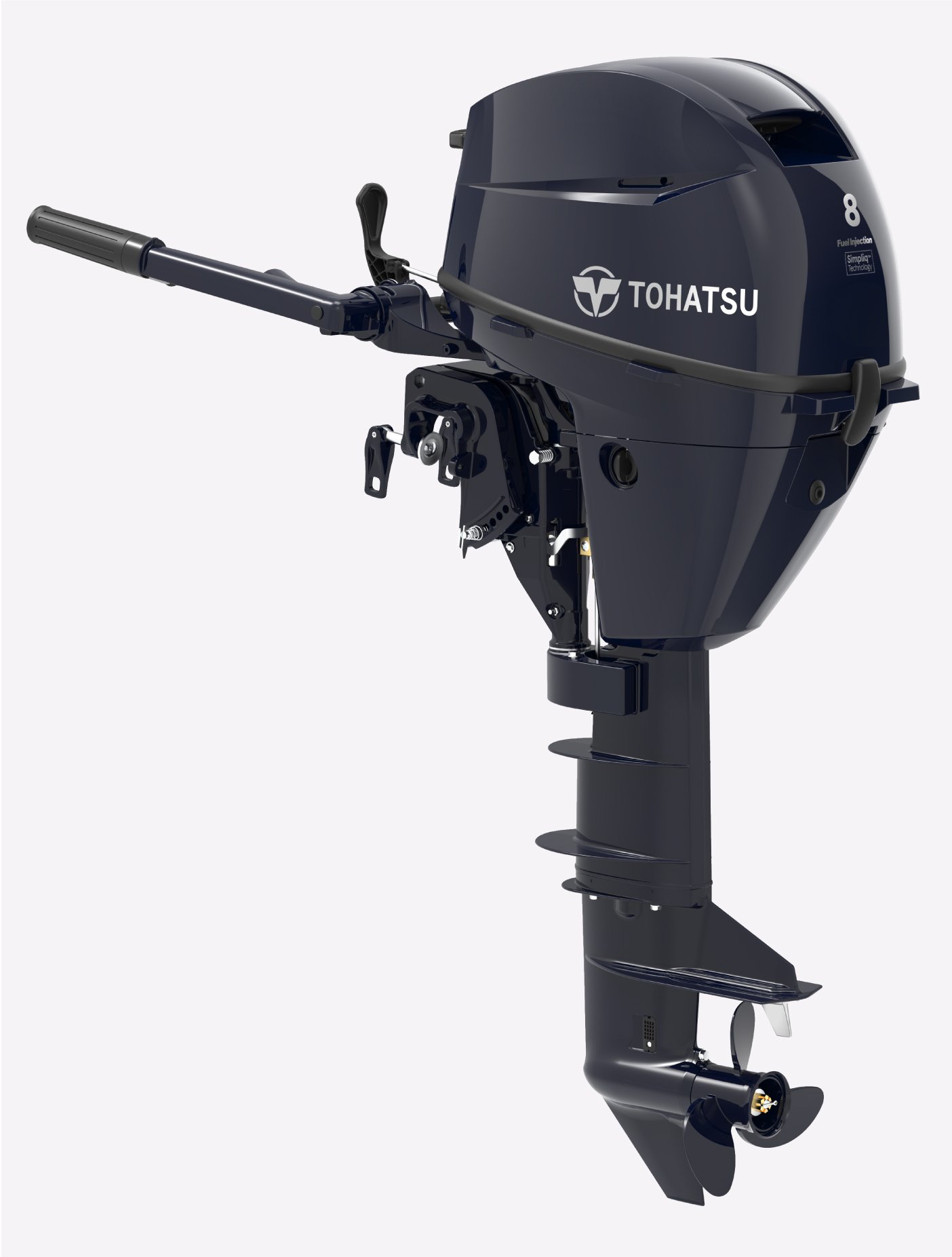 Tohatsu MFS8C Außenbordmotor, offizielles Modellbild